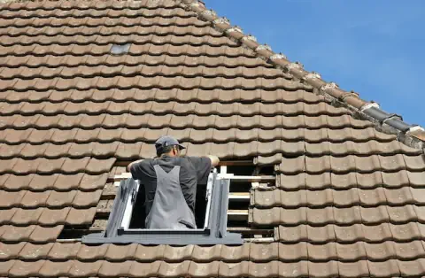 Pose de velux - Minzier
